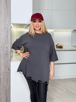 Футболка оверсайз 300 графіт