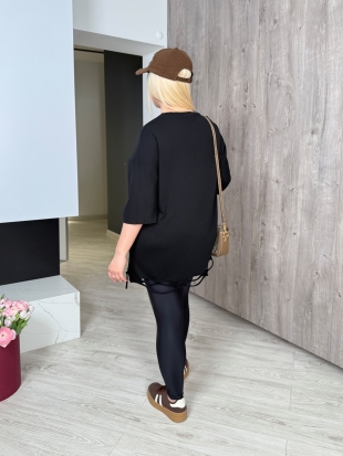 Футболка оверсайз 300 чорний