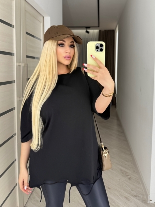 Футболка оверсайз 300 чорний