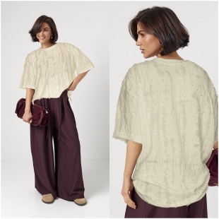 Футболка 3900 молочний