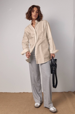 Сорочка 291 бежевий