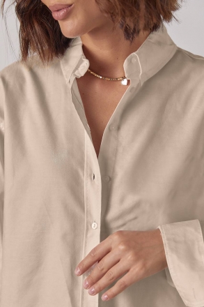 Сорочка 291 бежевий