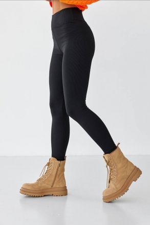 Лосини в рубчик 254 чорні