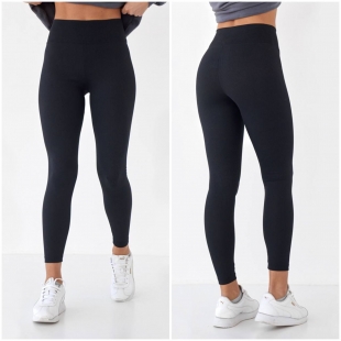 Лосини в рубчик 254 чорні