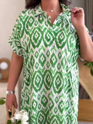 Стильна сукня 5211 зелений